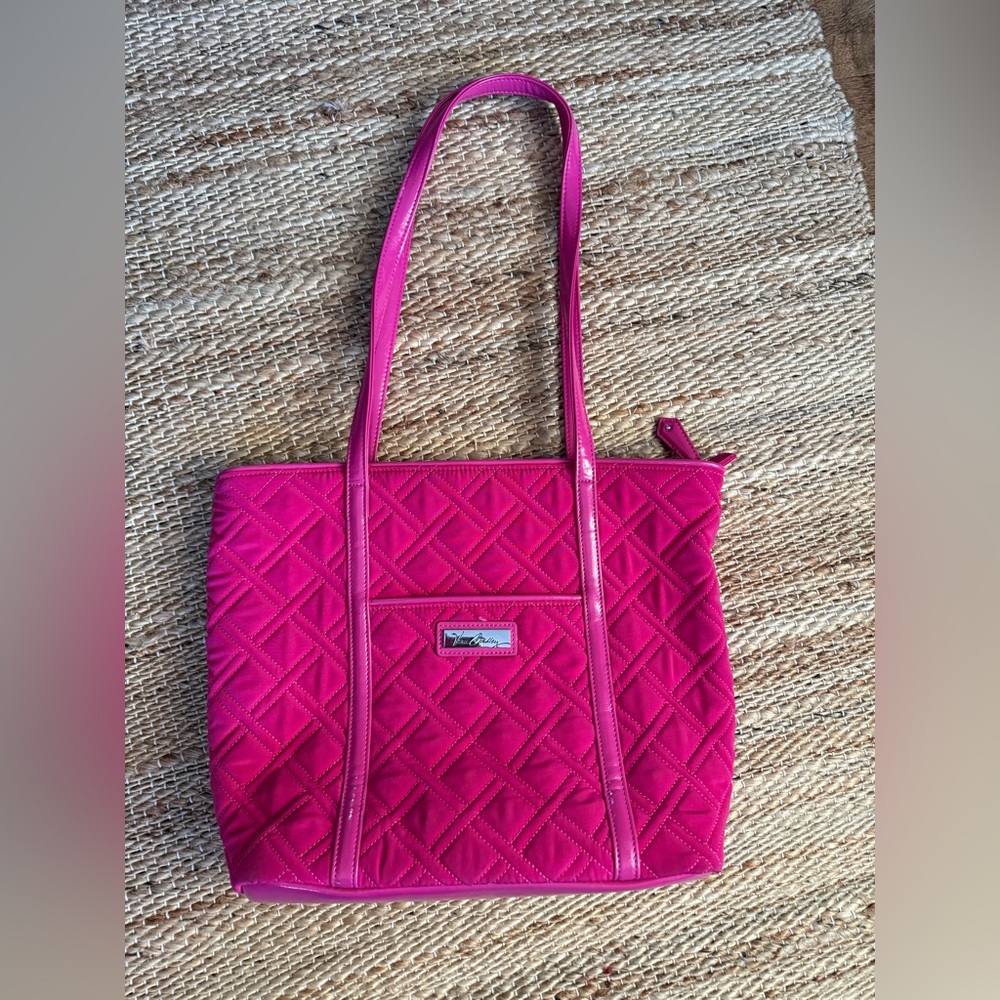 Vera Bradkey - Pink Quilted Tote Bag NWOT